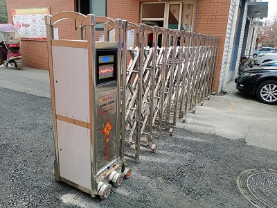 Installation of 6m telescopic door in Deyang sanitation station